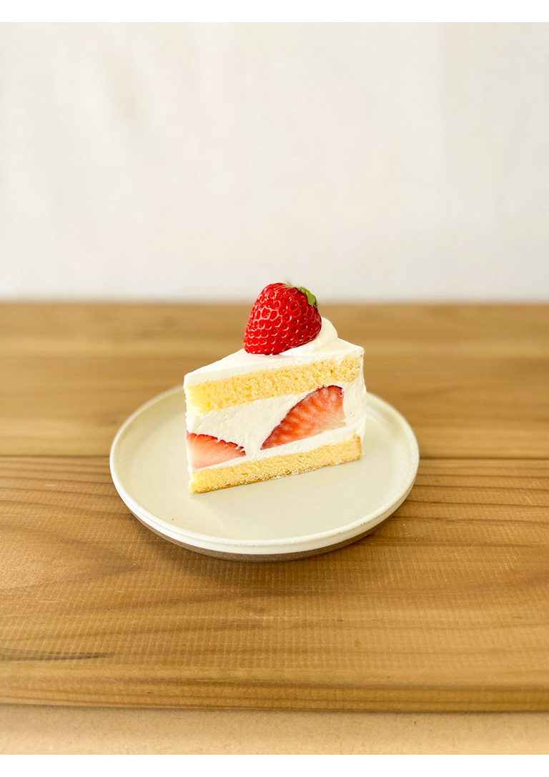 完熟いちごのショートケーキ