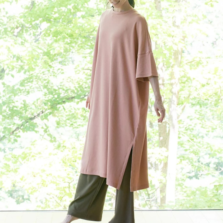自然に優しい草木染めワンピース 自然に優しい草木染めワンピース