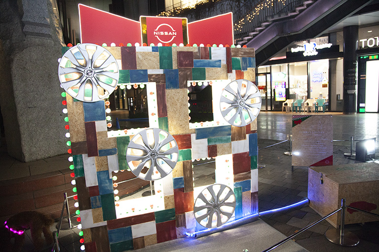 廃材を使ったイルミネーション 廃材を使ったイルミネーション