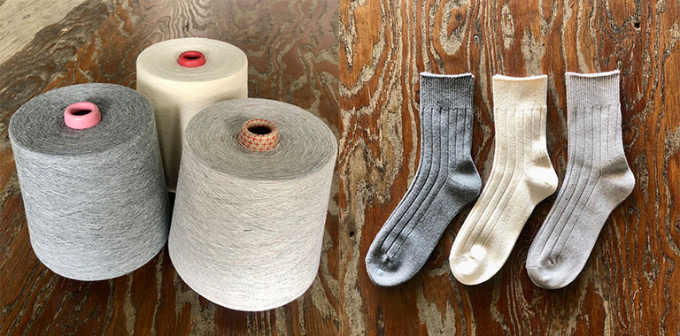 WACS糸 / WACSを使用した靴下 WACS糸 / WACSを使用した靴下