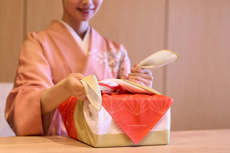 風呂敷包み体験 風呂敷包み体験