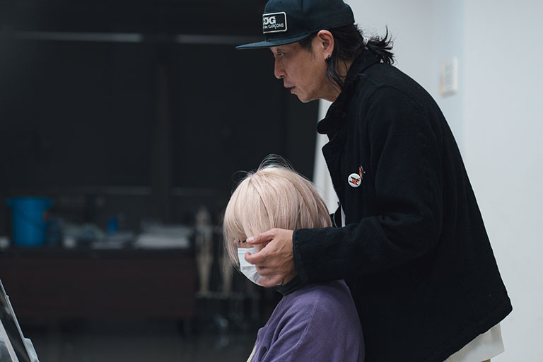 ウィッグの試着体験 ウィッグの試着体験