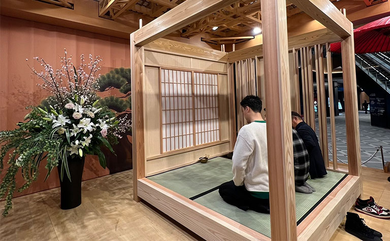 1時間で組み立て・解体！サステナブルな組み立て式の茶室 「世界を旅